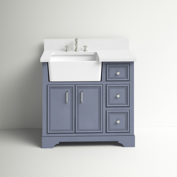 Sand & Stable Emiliano 36'' Single Bathroom Vanity with Top & Reviews